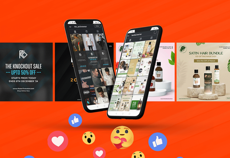 From activewear to herbal beauty – we've got your digital presence covered! At Grid, we craft bold, high-performing social media visuals and strategies tailored to your brand’s identity.